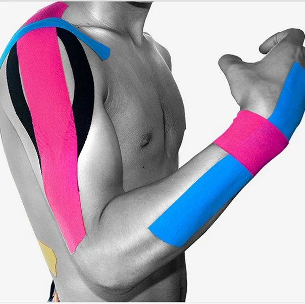 5cm x 5m Sports Muscle Stickers Tape Roll Cotton Elastic Adhesive Muscle Bandage Strain Injury Support Kinesio patch
