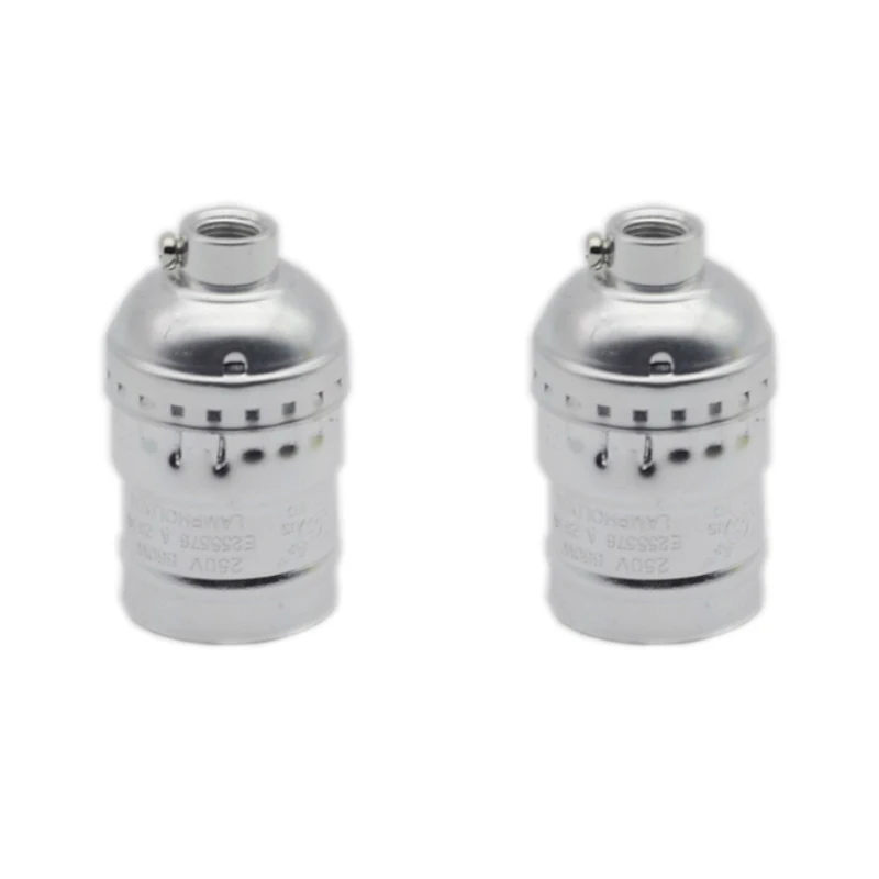 10 шт./лот E26 E27 Эдисон стиль Винтаж алюминиевый цоколь Ретро подвеска, патрон лампы ретро-лампы Эдисона держатель