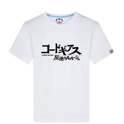 Из мультфильма, популярная яркая детская одежда с рисунком персонажей Code Geass Lelouch Lamperouge футболка из хлопка; одежда с овальным вырезом; футболка с короткими рукавами с юбкой Повседневное Футболки-топы - Цвет: 08
