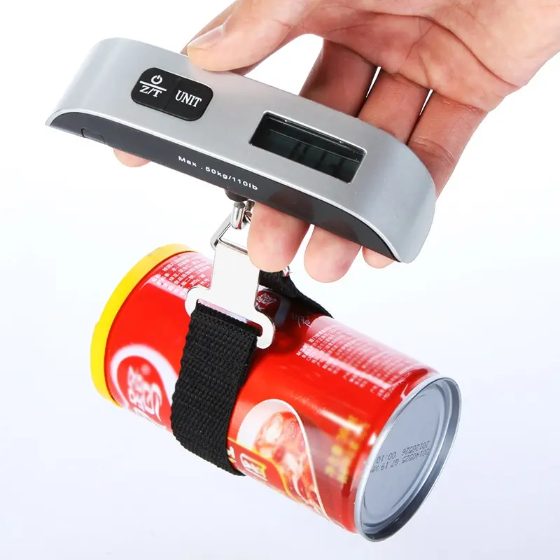 Mini Digital Scale Balance Electronic Luggage Scale Portable LCD Display Scale Weight Weighting for Travel 50kg*10g 110Lb*0.02Lb Mini Digital Scale Balance Electronic Luggage Scale Portable LCD Display Scale Weight Weighting for Travel 50kg*10g 110Lb*0.02Lb