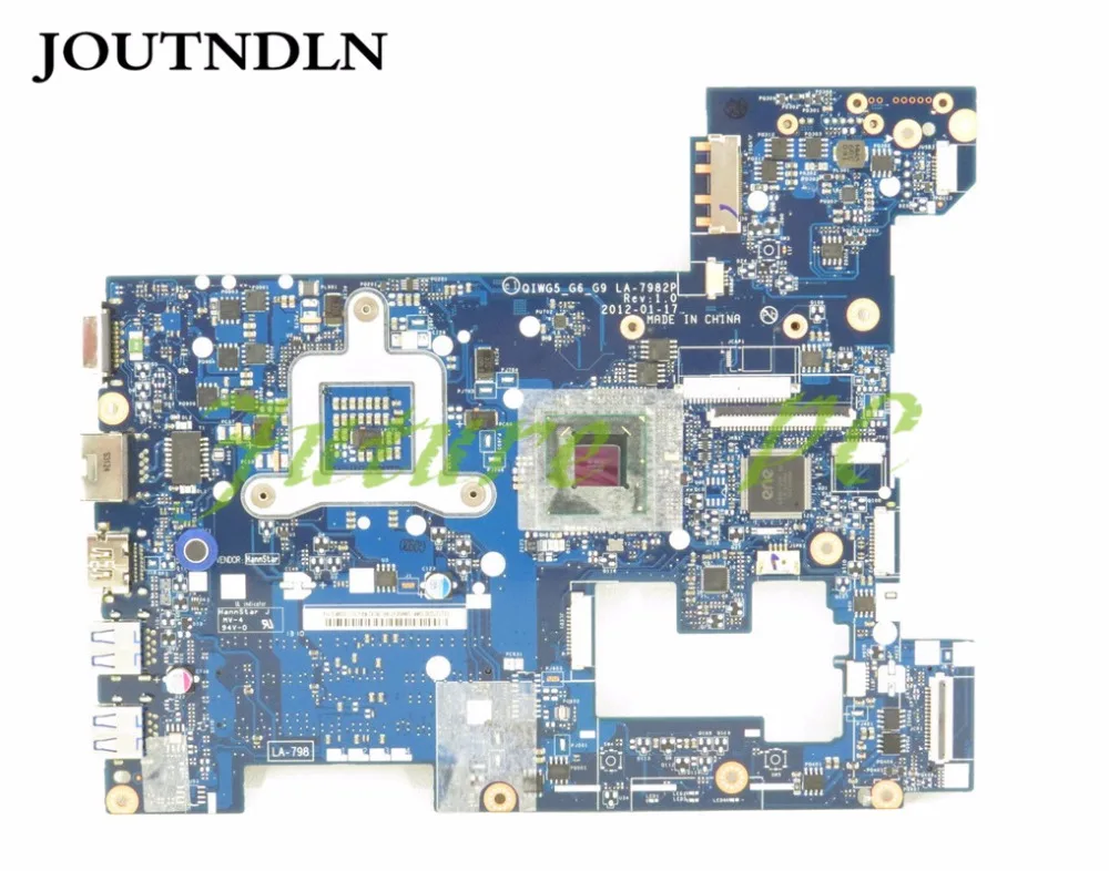 JOUTNDLN для ноутбука Lenovo Ideapad G580 материнская плата 90000119 LA 7982P QIWG5_G6_G9 DDR3 тестовая
