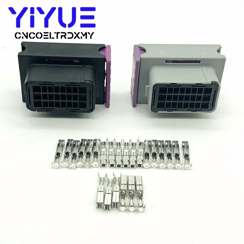 1 Set FCI ECU Connector 24 Pin 24 Way Female Housing Sealed Plug Socket connectors 211PC249S8005