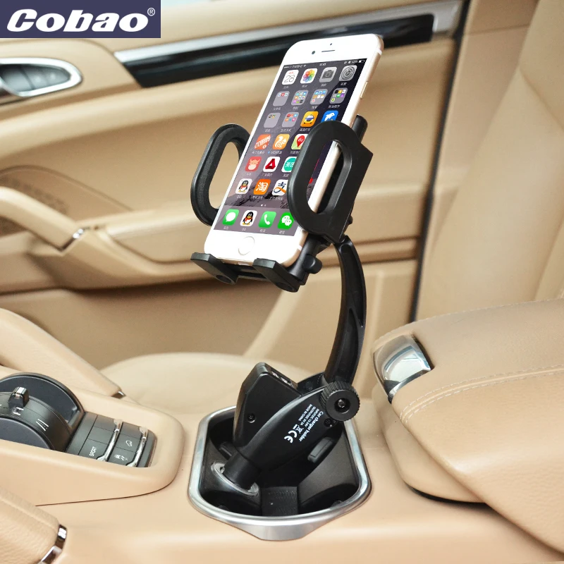 Автомобильный держатель для телефона с двумя usb портами автомобильное зарядное