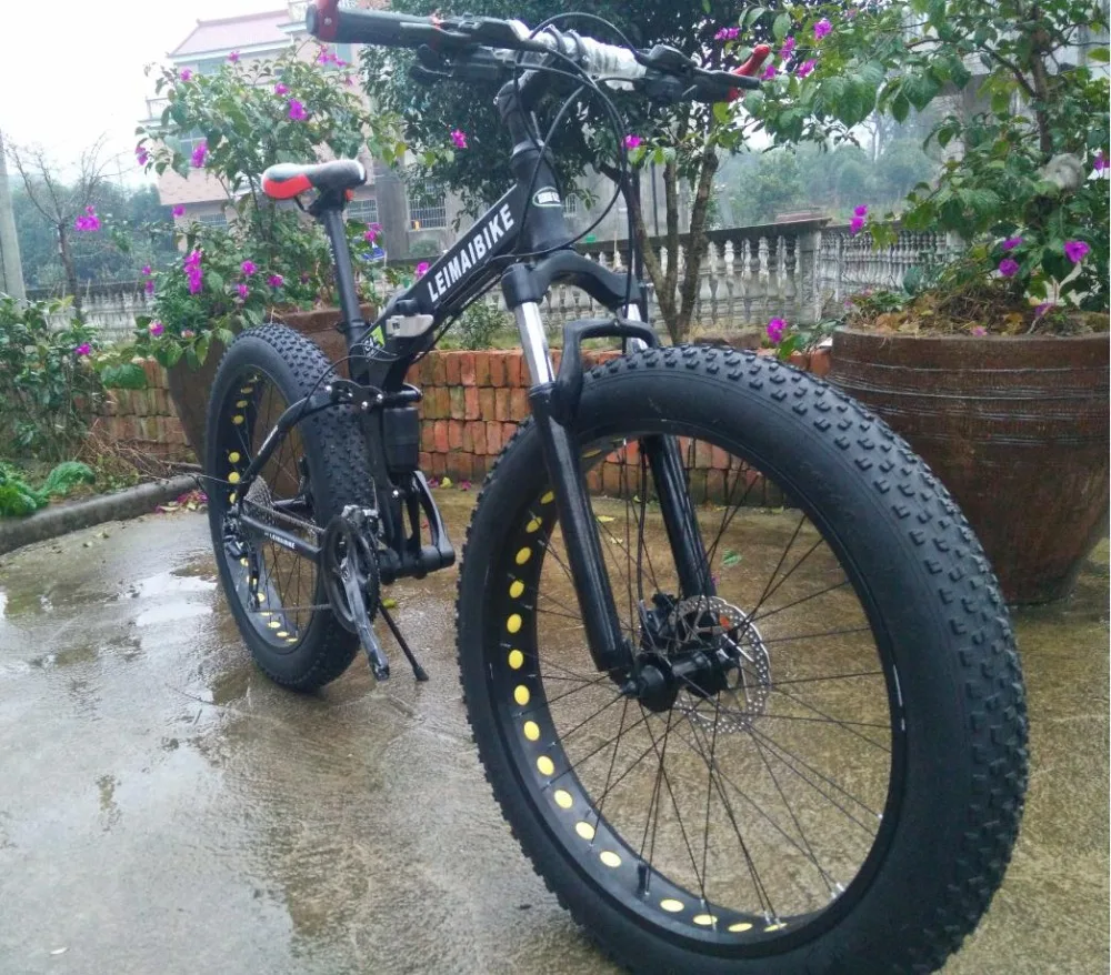 Kalosse Hydraulic brakes Soft tail Aluminum alloy Folding bike 26*4.0