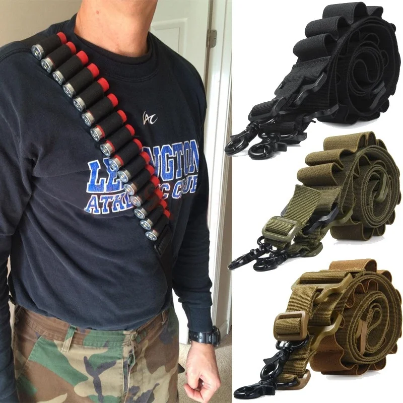 Tactical Shooting Adjustable Gun Sling System Strap Shotgun Carrying 15