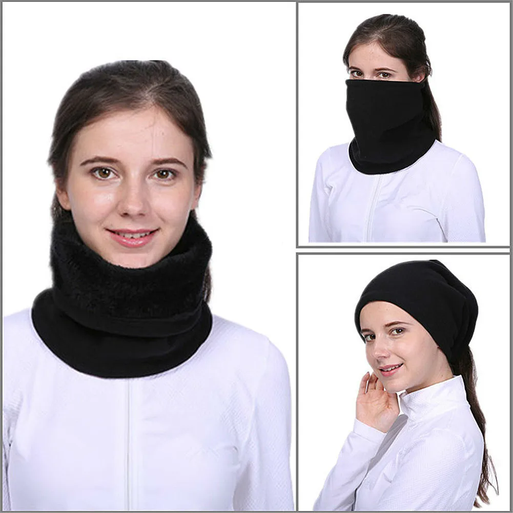 Buy Autumn & Winter Riding Scarf Hat Mask Fleece Lined Thickened Warm Outdoor