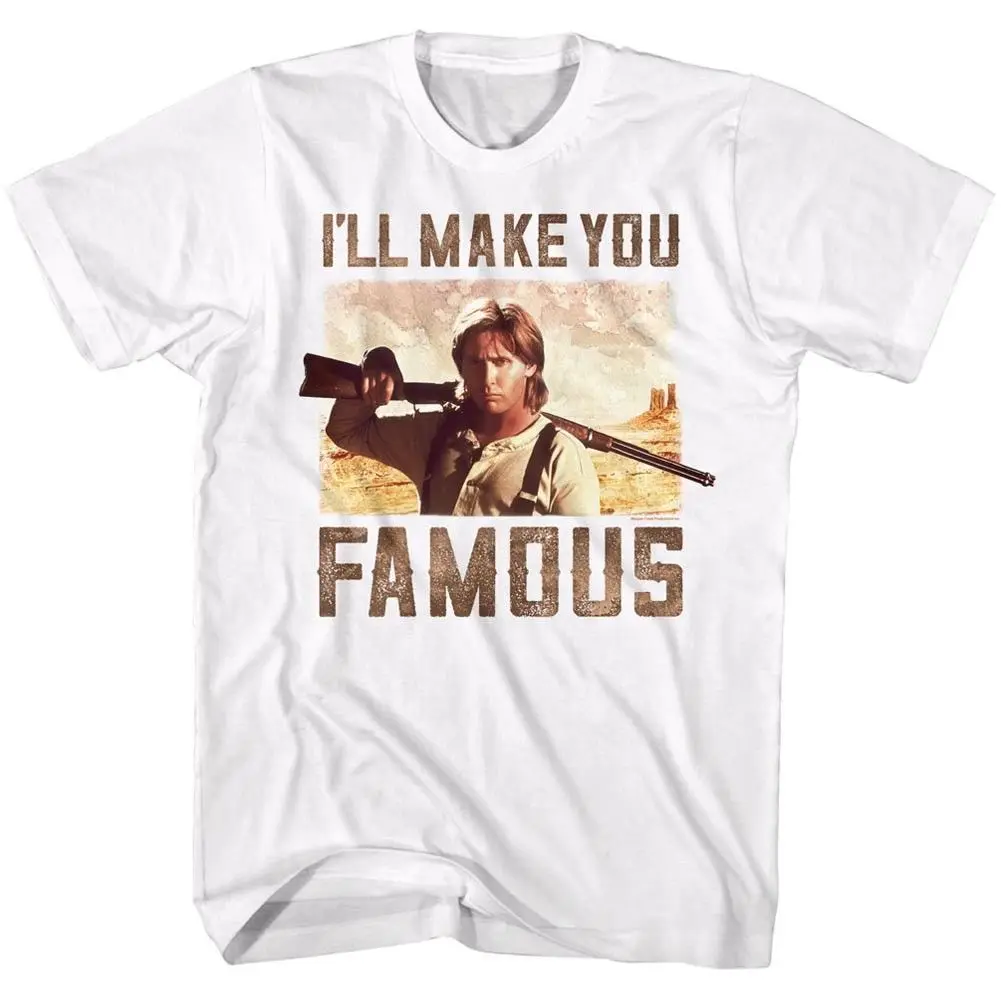 Young Guns 2 I'll Make You Famous Adult T Shirt Classic Movie Whitein