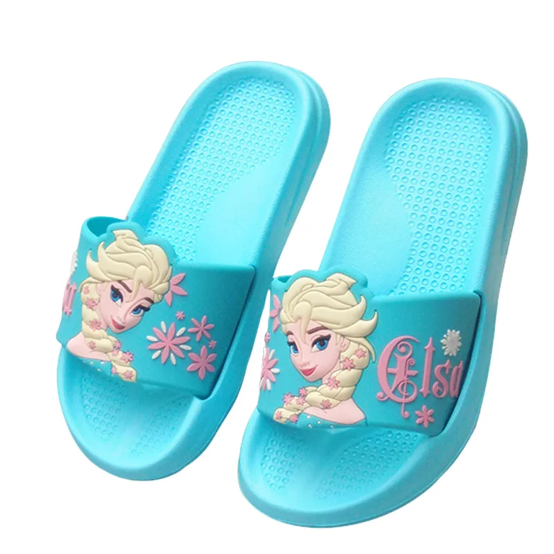 

Princess Slippers for Children Summer Lovely Baby Girl Children Cartoon Antiskid Bath Shower Beach Shoes Home/outdoor Slippers