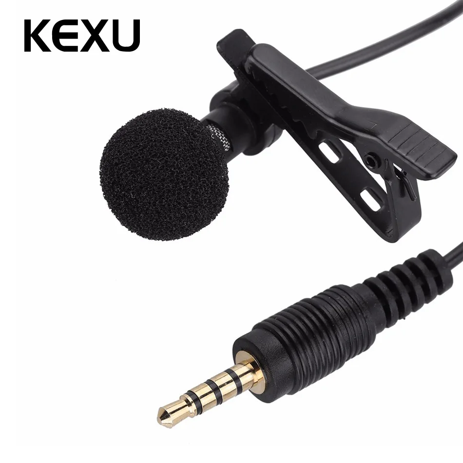 

New Arrival YALI Lapel Clip-on Omnidirectional Condenser Conference Microphone Lapel Wired Microphone for Mobile Phones