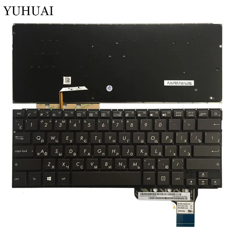 Русский RU Клавиатура для ноутбука ASUS Zenbook U303 U303LB U303LN U303UA U303UB UX303L UX303 U303L UX303LN с подстветка