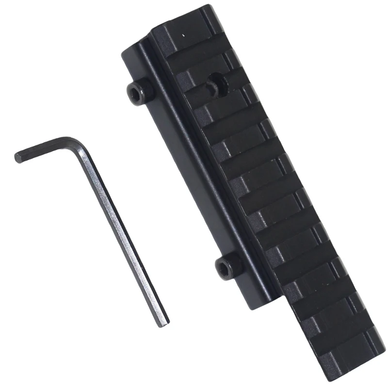 Airsoft Tactical Military Scope Mount Base Flattop Riser Extended Long