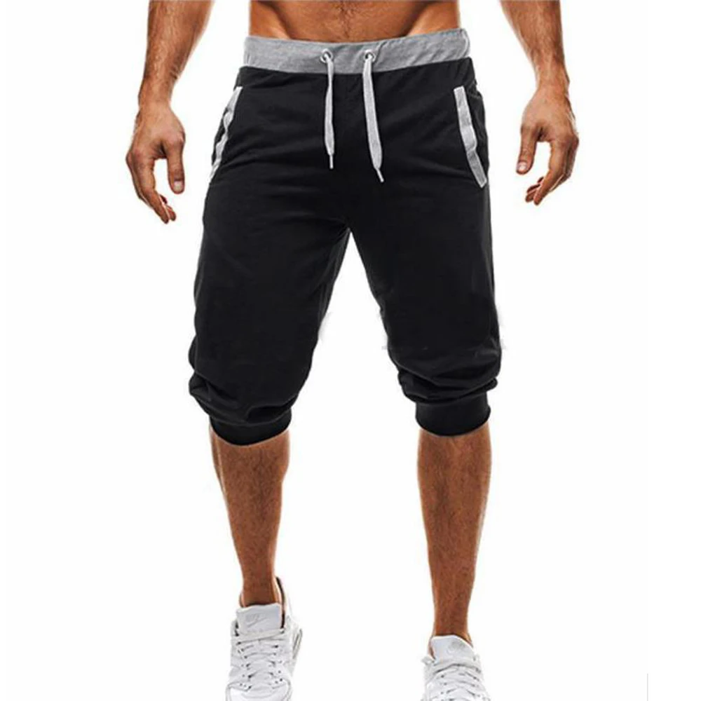 Discount Streetwear Joggers Shorts Men Brand Summer Men Short Knee Length Surfings Short Leisure Gym Fitness Breathable Casual Shorts