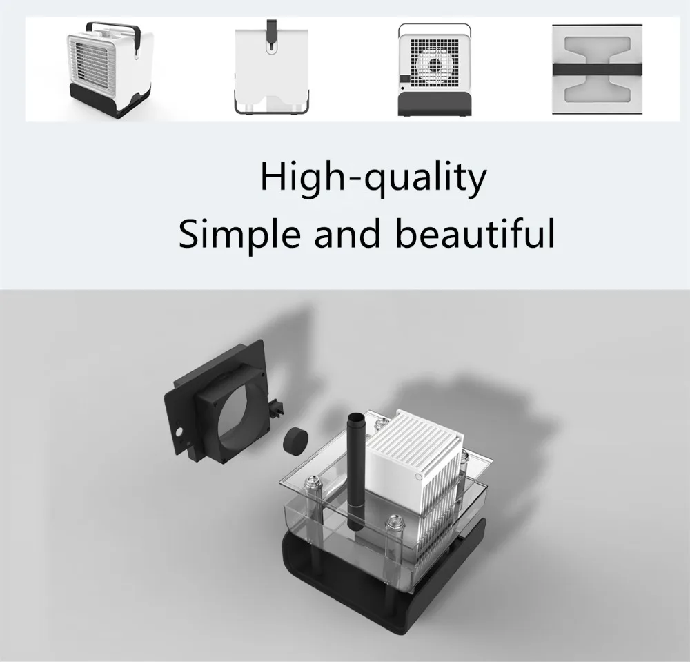 Высокое качество портативный домашний офис общежития Открытый Кондиционер увлажняющий вентилятор с водяным охлаждением вентилятор кондиционера