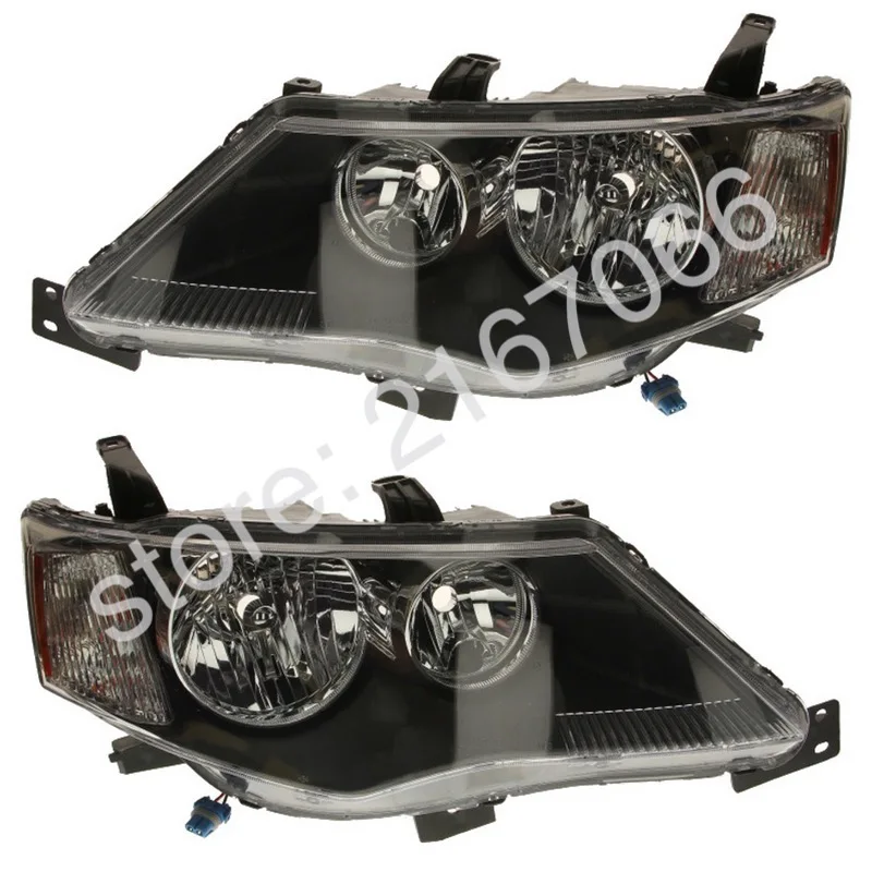 

Headlights Pair for Xenon fits Mitsubishi Outlander XL 2006 2007 2008 2009 2010 Headlamps Left + Right side