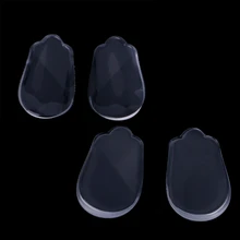 EYKOSI силиконовый гель эластичная невидимая пятка коврик буферная стелька для O X Ноги облегчение боли Прозрачный Мода