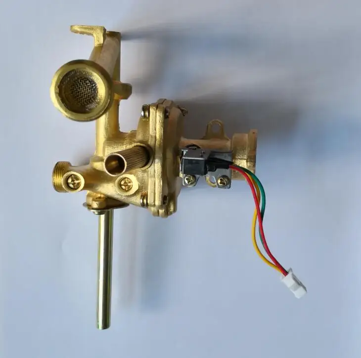 7-10L части газового водонагревателя в сборе клапан латунные части без левого соленоидного клапана
