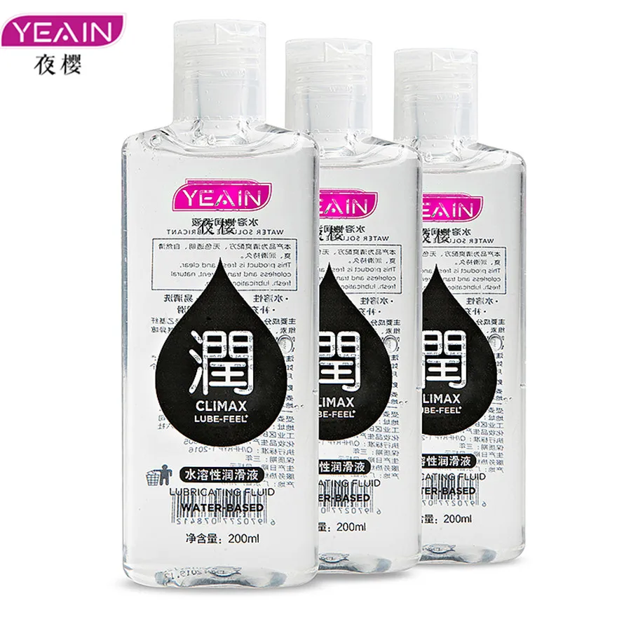 3pcs/lot Sexual oil Lubrication 200ML Sex Anal Sex Vaginal Water-soluble Lubrication Sexuales Lubricating Grease Lubricate Gel