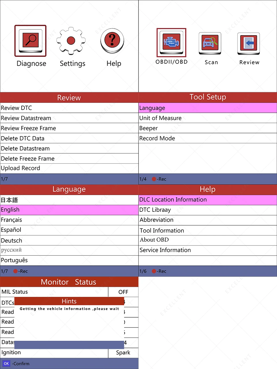 LAUNCH X431 Creader CRP123 ABS/SRS/коробка передач/двигатель OBD2 сканер поддержка полного OBD2/EOBD бесплатное обновление онлайн авто диагностический инструмент