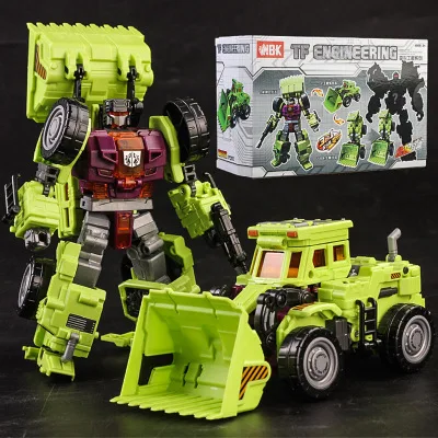 

Transformation Robot Car Metal Alloy Engineering Construction Vehicle Truck Action Figure
