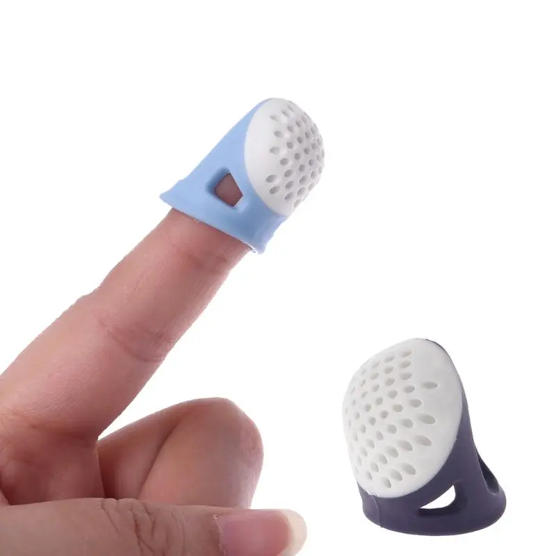 

Silicone Pin Needles Thimble Finger Protector DIY Sewing Needlework Accessory