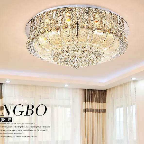 Us 170 07 37 Off Modern Led Ceiling Lights Plafonnier Classic Ceiling Light Luxury Crystal Ceiling Lamp E14 Plafonnier Diameter 50 60 80cm In
