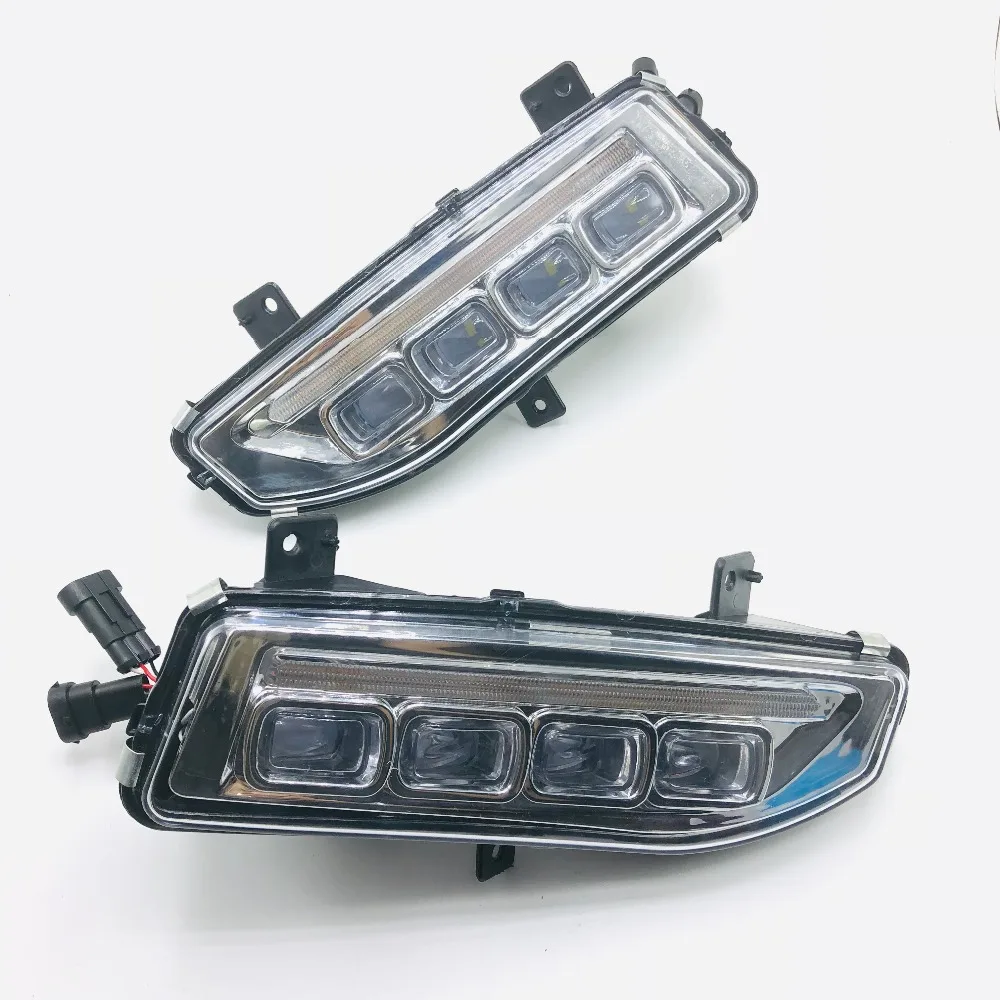 one sets Turn Signal style Relay 12V LED CAR DRL Daytime running lights with fog lamp hole for Nissan Kicks X-trail 2017 2018 one sets Turn Signal style Relay 12V LED CAR DRL Daytime running lights with fog lamp hole for Nissan Kicks X-trail 2017 2018