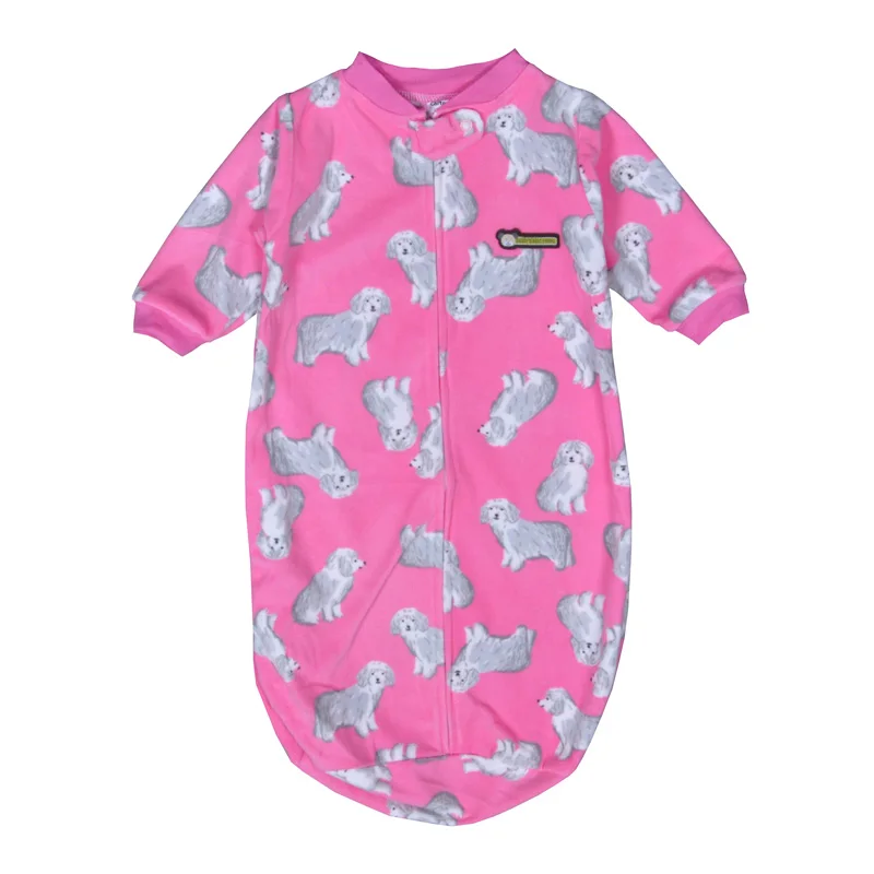 Baby Sleeping Bag Autumn Winter Cartoon Animal Long Sleeve Fleece Romper Sleepper Newborn Sleep Sack Clothes 0-9M