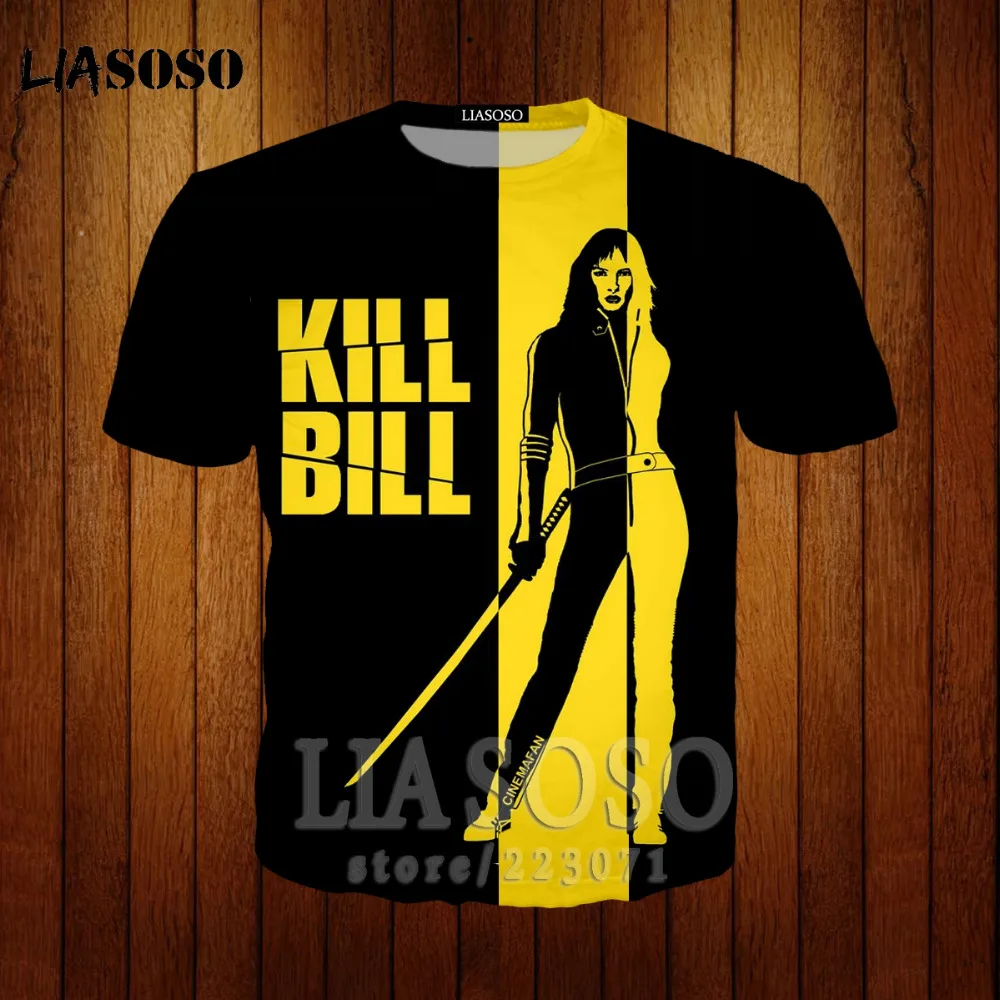

LIASOSO Men 3d t shirt Women Quentin Tarantino Pulp Fiction Django Kill Bill John Travolta Fashion Unisex Sweatshirt Hoodie KB01
