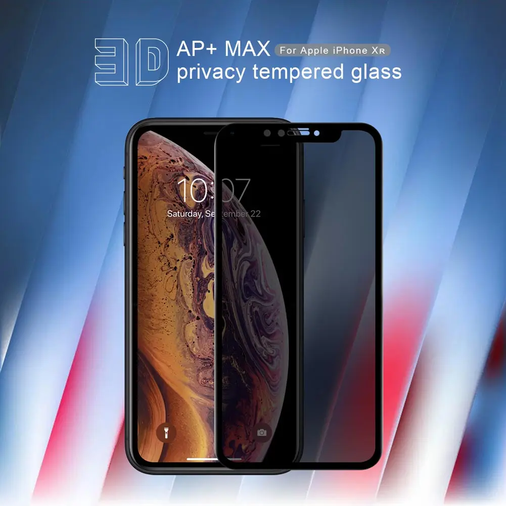 NILLKIN For iPhone XR 9H 3D AP+MAX anti glare Screen Protector Safety