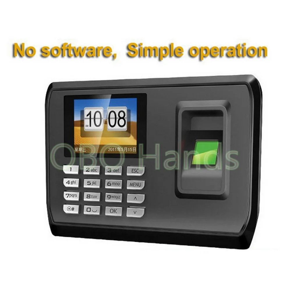Hot sale!Biometric Fingerprint Time Clock Recorder Attendance Employee