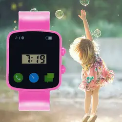 Дети Девушки Мода унисекс цифровые светодиодные спортивные часы силиконовый ремешок наручные часы мужские водонепроницаемые наручные