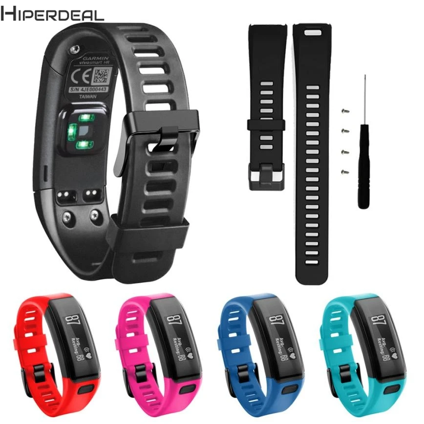 HIPERDEAL сменный ремешок для смарт часов мягкий силиконовый браслет Garmin Vivosmart HR|wristband