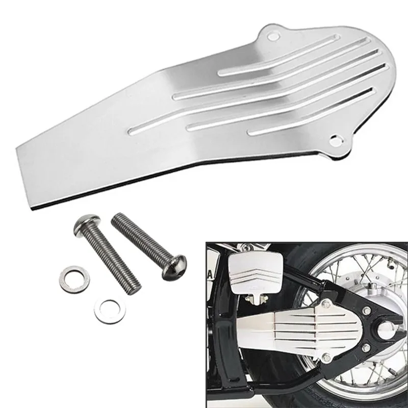 Motorcycle Cruiser Black Drive Shaft Cover Guard For Yamaha V Star 650 / 1100 (Classic & Custom