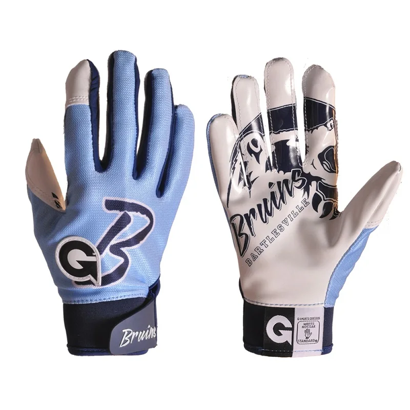 custom made football gloves