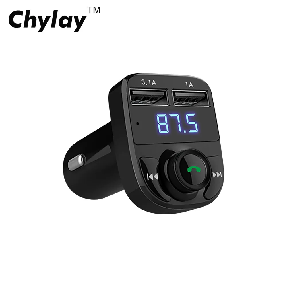 

FM Transmitter Aux Bluetooth Car Kit with USB Charger 3.1A Audio MP3 Player Handsfree Phone Calling Bluetooth Receiver