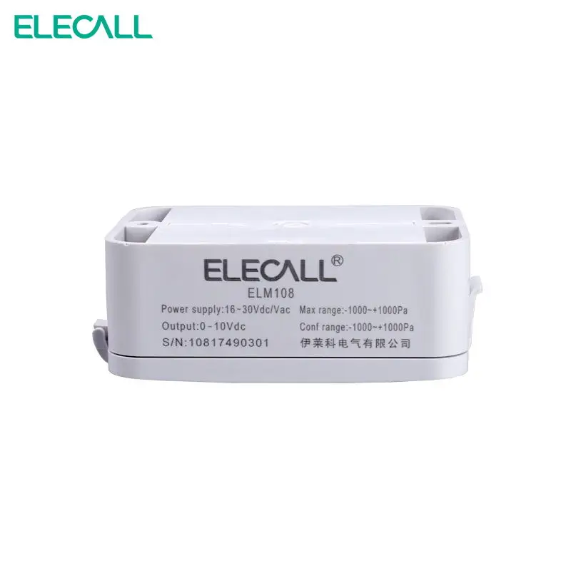 Микродифференциальный датчик давления ELECALL ELM108 воздуха 2500 па 4 20