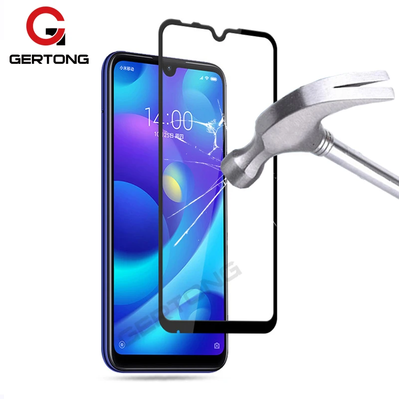 

Full Cover Tempered Glass For Xiaomi Redmi Note 7 Screen Protector Toughened Glass For Redmi Note 7 Note7 Black Color Front Film