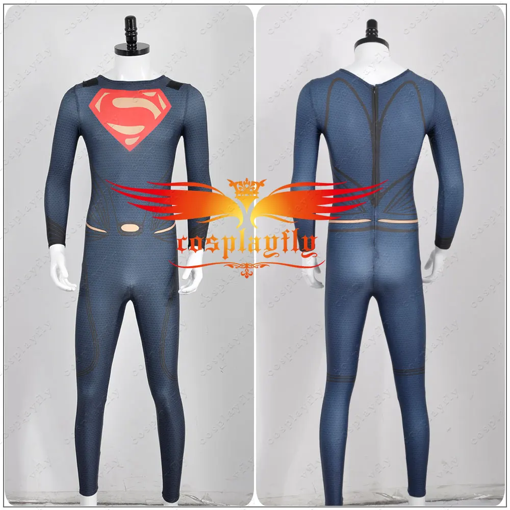 DC Comics Superhero Superman Man of Steel Clark Kent Kal-El Super Man Spandex Jumpsuit XS-XL Men Re