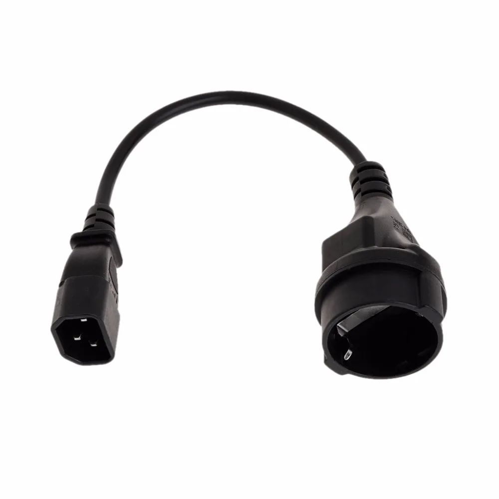 

UPS/PDU Power Lead IEC 320 C14 Male To CEE7 European Female Adapter Cable 35CM