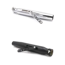 Silenciador de tubo de escape cónico Universal Vintage para motocicleta 435mm para Honda Yamaha Suzuki Kawasaki Bobber Touring