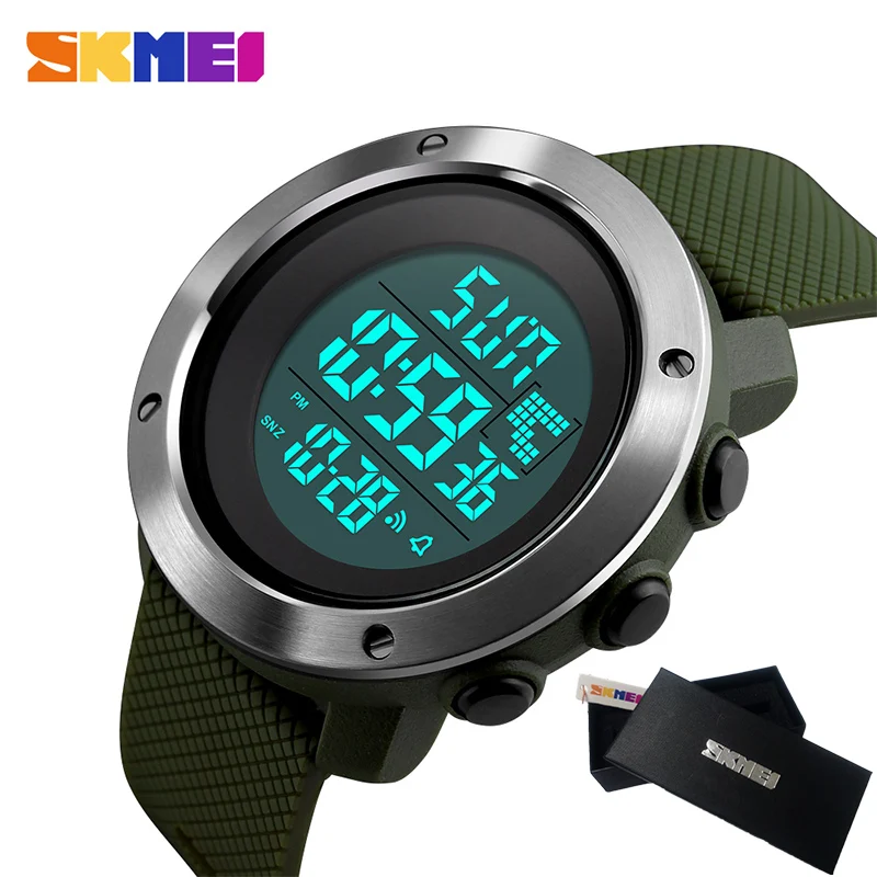 En Ligne SKMEI Montre de Sport Militaire Hommes Top Marque De Luxe Électronique LED Numérique Montre Bracelet Mâle Horloge Pour Homme Femmes Relogio Masculino