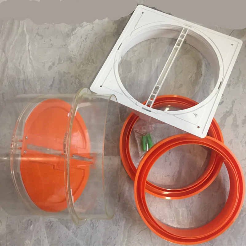 

Longxing Kitchen Flue Check Valve Public Flue Check Valve Range Hood anti-odor Valve Bathroom smoke-proof Check Valve 150-180mm