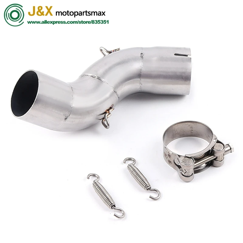 Z900 Motorcycle Exhaust Middle Pipe Connection Link Pipe Round 51mm