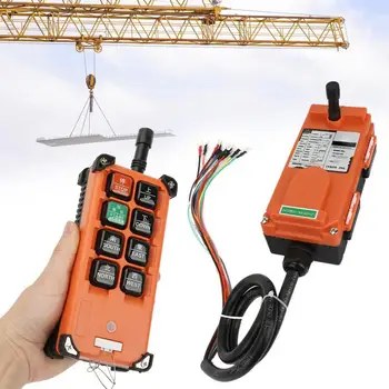 

Electric Hoist Remote Radio Control Switch Wireless Remote Controller Switch W/ 2 Transmitter + 1 Receiver AC380V