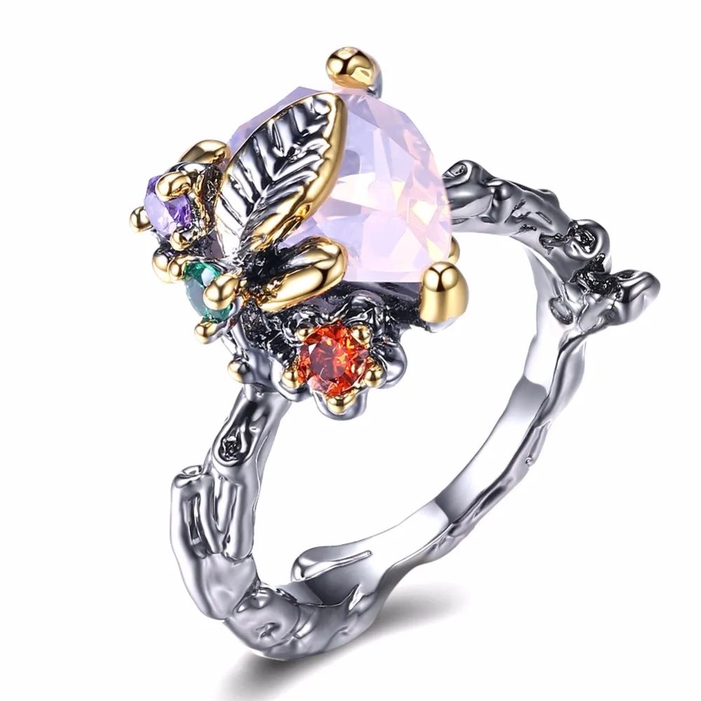 

New Arrival Vintage Rings For Women Made with AAA Cubic Zirconia Lead Free CZ ring Lady Fashion jewelry