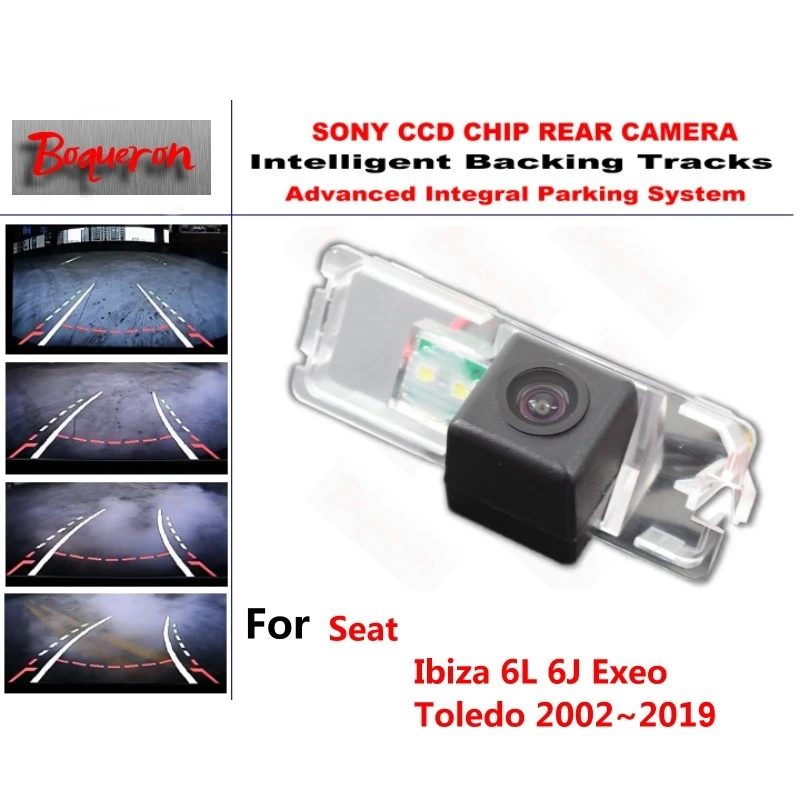 Для Seat Ibiza 6L 6J Exeo Toledo 2002 ~ 2019 CCD Автомобильная резервная парковочная камера