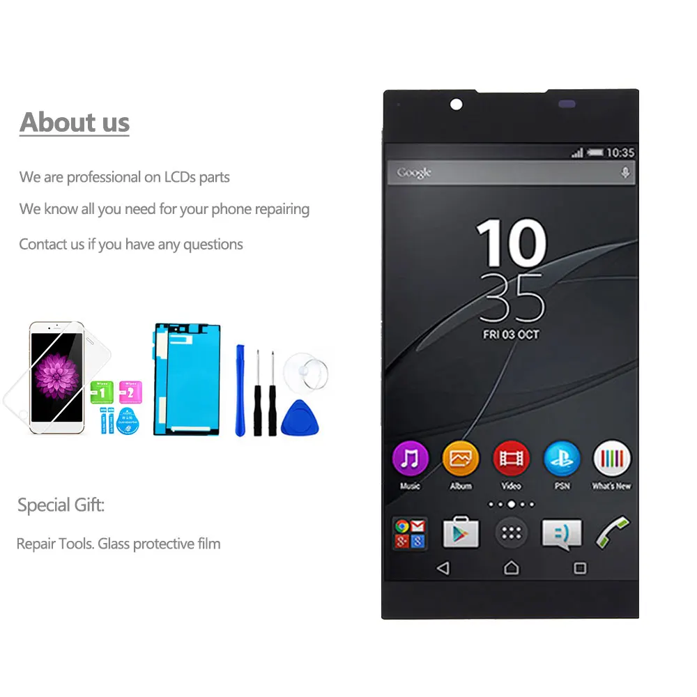 Оригинальный ЖК дисплей для Sony Xperia L1 G3312 G3311 G3313 дигитайзер сенсорный экран панель