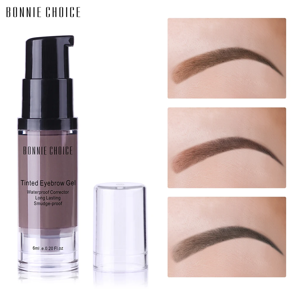 

BONNIE CHOICE 3 Colors Natural Eyebrow Gel Waterproof Makeup Shadow For Eye Long Lasting Tint Shade Pomade Brown Gel