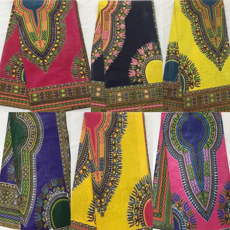 New fashion African dashiki wax fabric cotton prints material