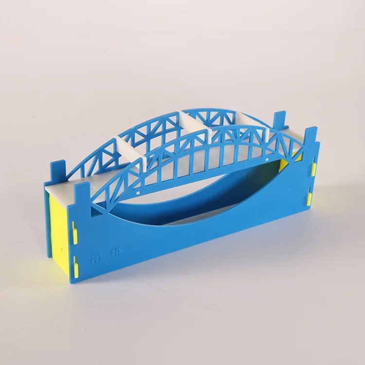 Modelo de Construção de Pontes Instrumento de Ensino de Física Ponte Truss Arch Cabo-ponte Estaiada Estrutura Modelo Kit 6 Pçs - Set 10 Pontes Ponte Truss Arch Ponte Cabo-Ponte estaiada